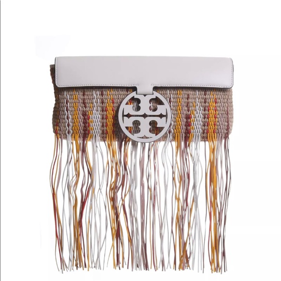 Tory Burch Miller Fringe Clutch - Picture 1 of 8